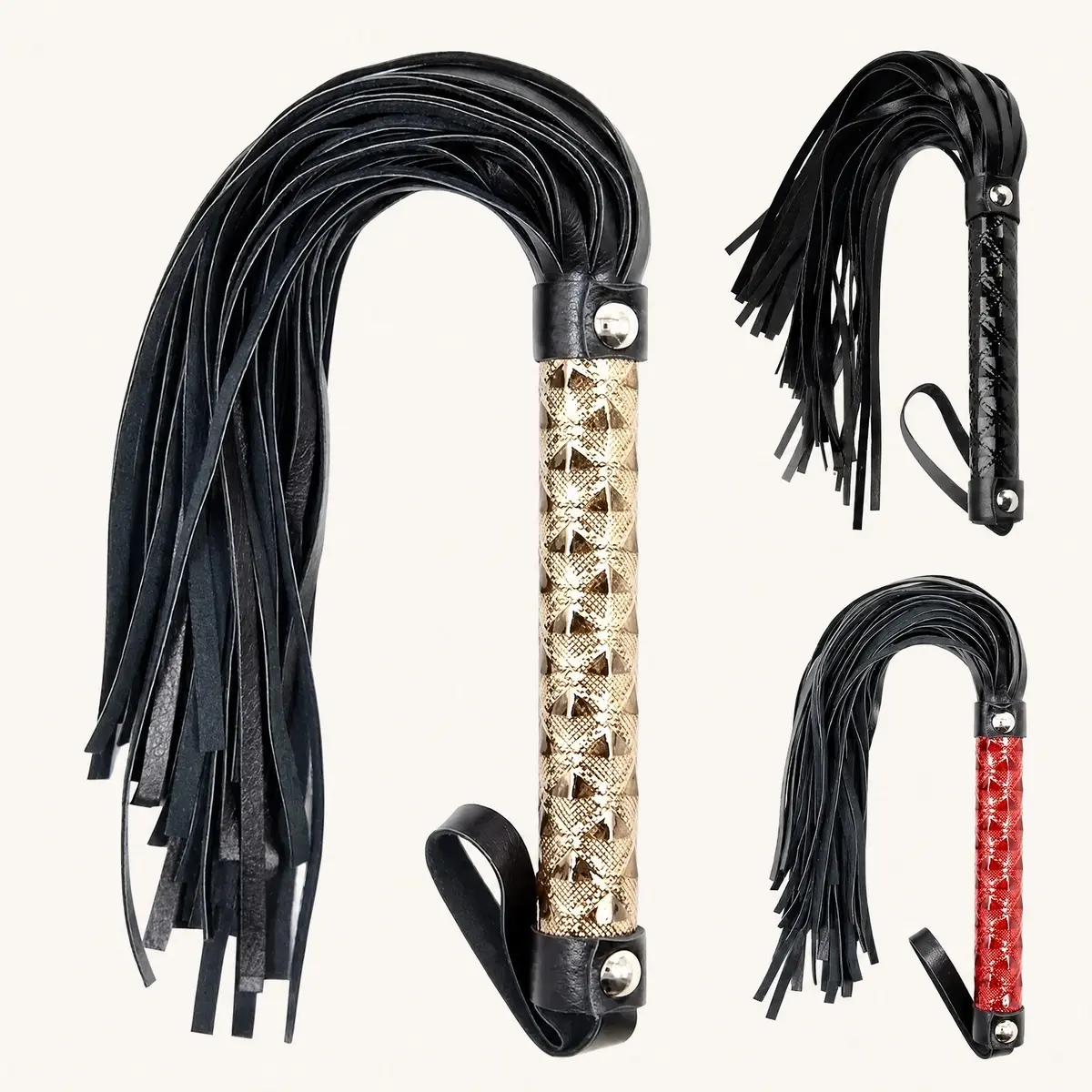 Premium Equestrian Riding Crop with Heart Studded Handle – Durable Horse Training Whip with Non-Slip Grip, Lightweight Riding Accessory for Horseback Riding, Stable Training & Outdoor Equestrian Sports