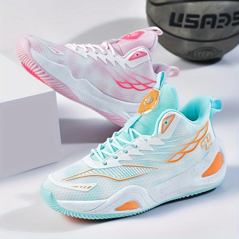 Couple's street-style basketball shoes, professional and stylish low-top design, non-slip, breathable and wear-resistant, suitable for indoor games, casual sports training, and all seasons.