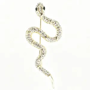 High-end Luxury Fashion Trend A Delicate Snake Brooch