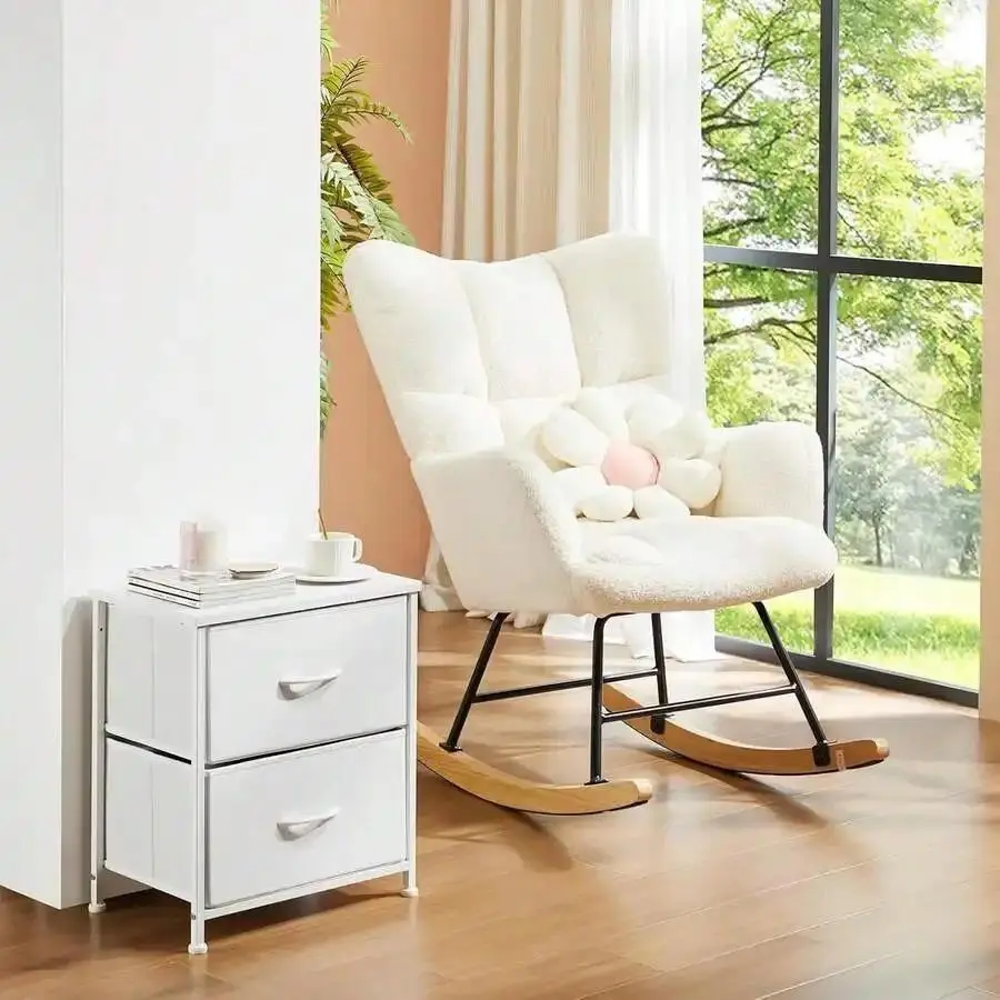 Classic 2-Piece Small Bedroom Night Stand Set - 2-Drawer Indoor Bedside Furniture, End Table for College Dorms, Versatile for Mirrored Console, Inlay Marble Dining, Charging Dresser, Mobile Standing Desk Wheels