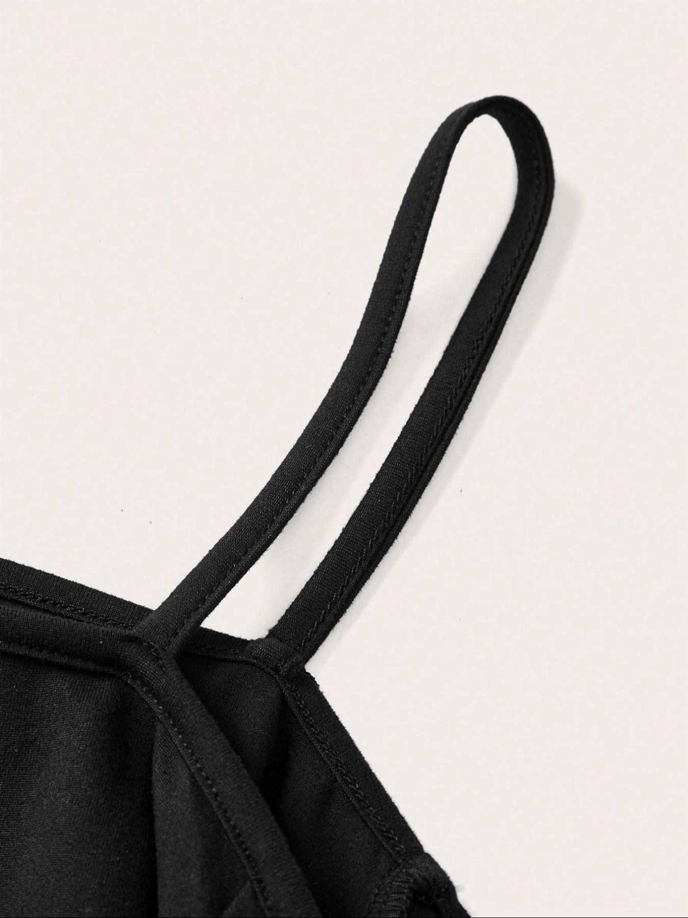 Women's Solid Basic Asymmetrical Neck Tee, Casual Fitted Long Sleeve T-shirt for Spring & Fall, Women's Clothing for Daily Wear