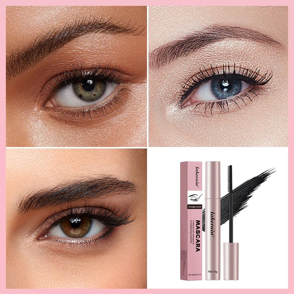 Long Lasting Eyelash Extensions Voluminous Lengthening Mascara, 2 Counts Waterproof Mascara, Professional Eye Enhancement Makeup Products for Women