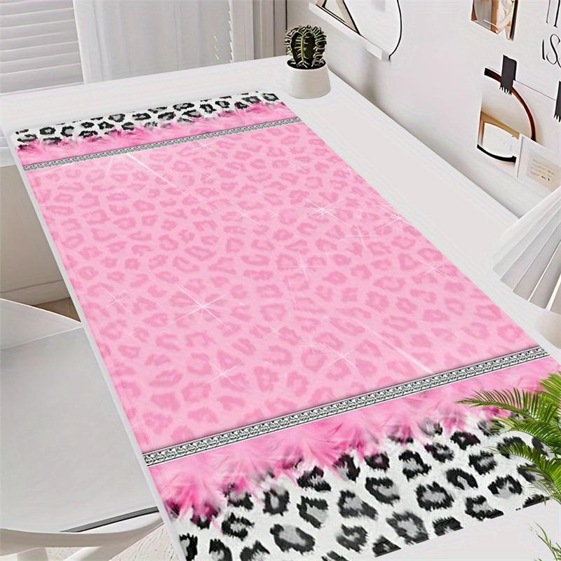 Fashion Leopard Pattern Mouse Pad, Non-slip Rubber Base Mouse Pad, Rectangle Gaming Mouse Pad, Office Desk Keyboard Mouse Mat for Home Office Game Room, Desk Accessories