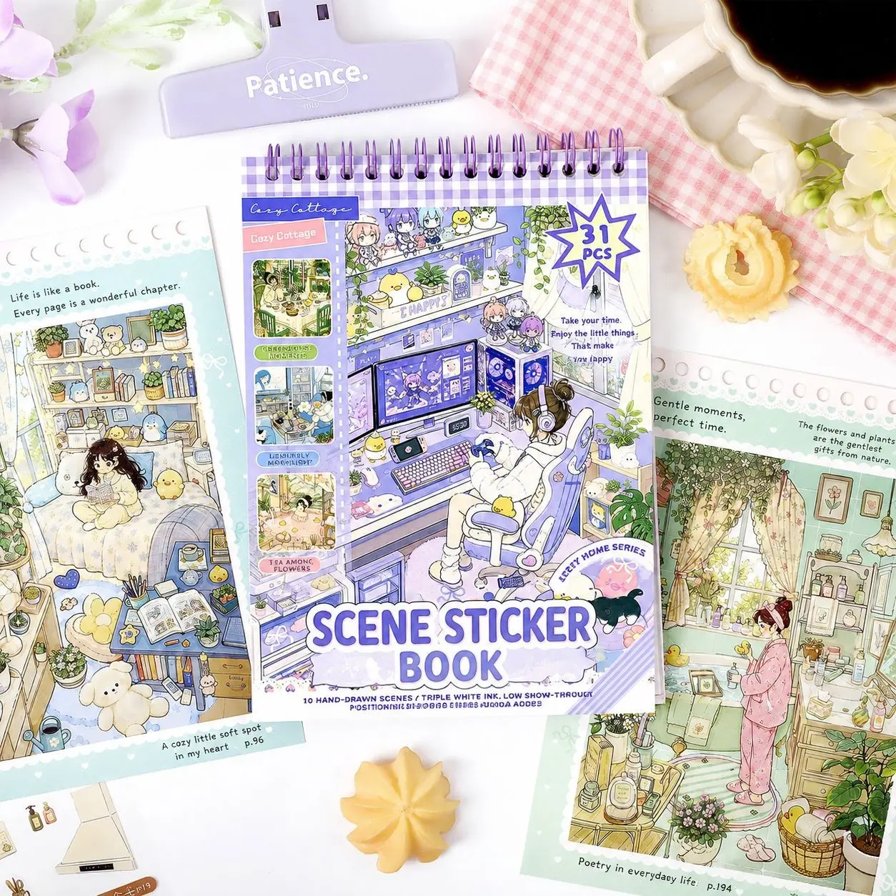 3D Miniature Scene Sticker Book, Unique Design for Creative Crafting, Ideal for DIY Projects and Home Decor，#dioramastickers #scenestickers #stickers #craftkit #diycrafts