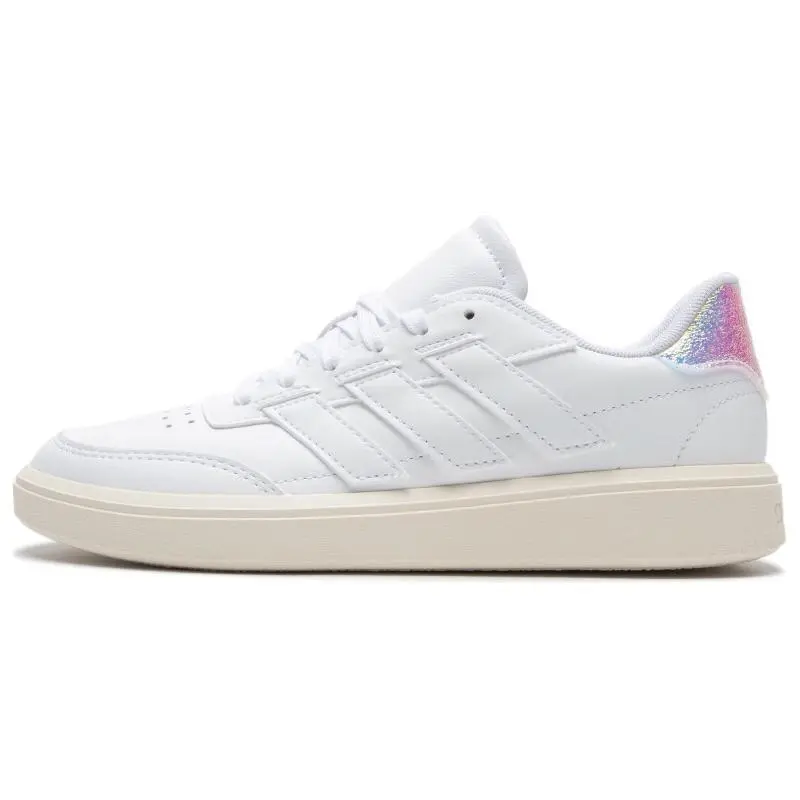 adidas Courtblock Comfortable Leather Breathable Low-Top Running Shoes IF6464