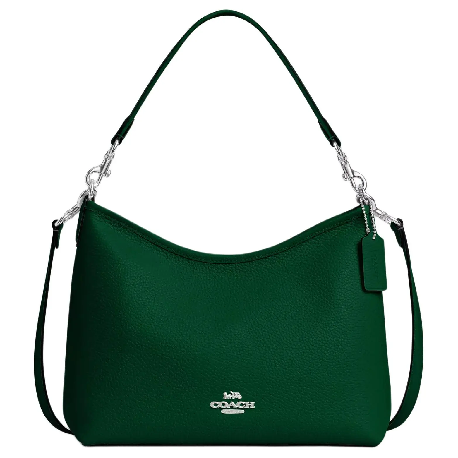 Coach Laurel 31 Leather Crossbody Handbag for Women, Large Size, Green