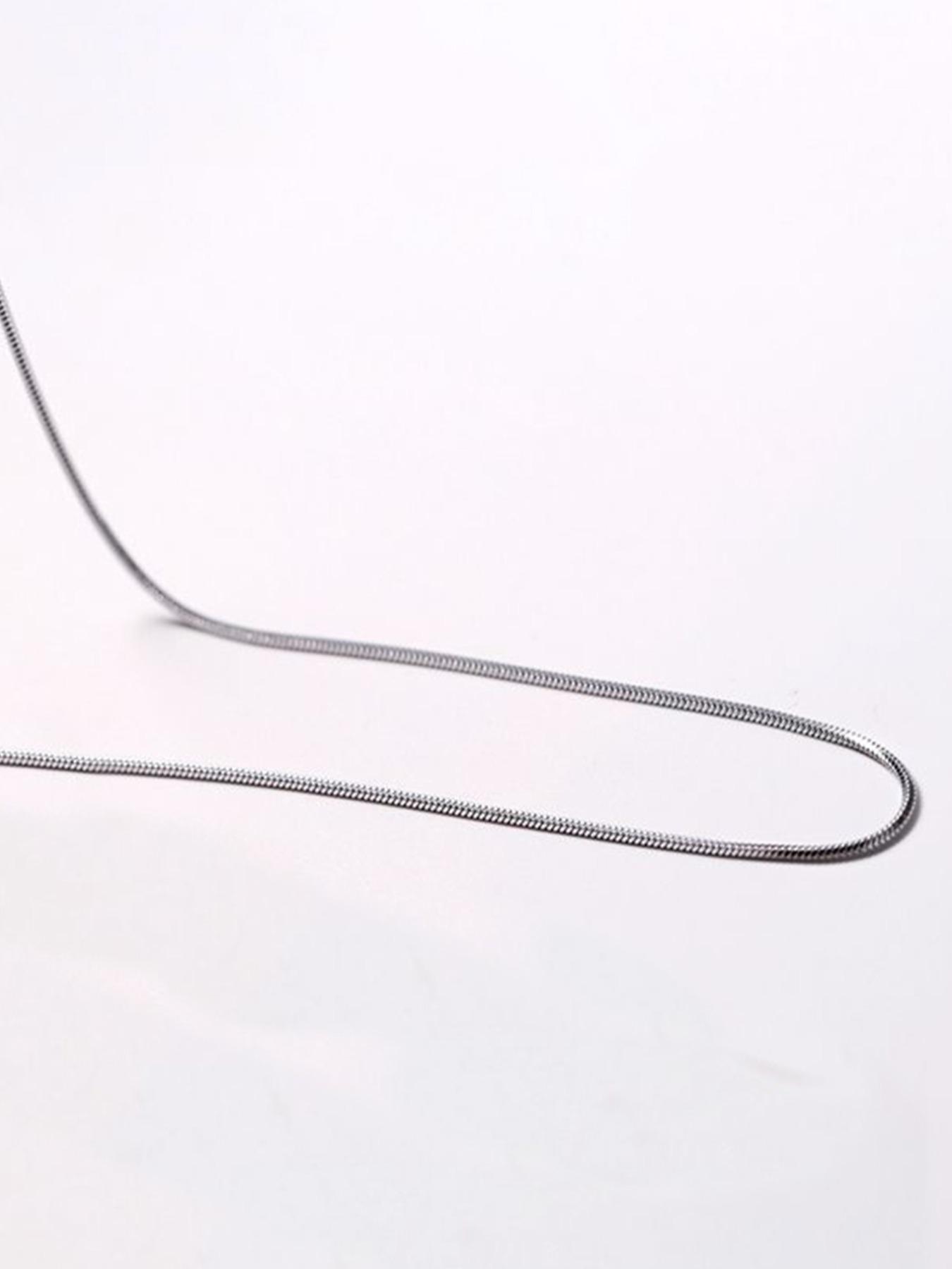 Women's Street Trend Snake Bone Design Necklace, Exquisite Trendy Minimalist Pendant Necklace, Chic Jewelry As Gift for Girlfriend