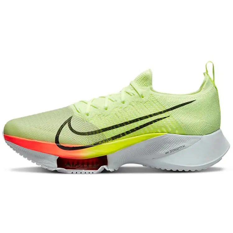 Nike Air Zoom Tempo Next% Men's Marathon Racing Running Shoes – Fluorescent Green Verifiable, with credentials and supporting global authentication