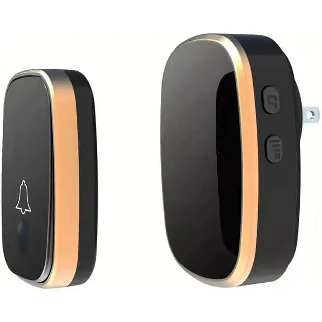 Doorbell, 1,000ft Range Loud  with 5 Volume Levels and Mute Mode Door Chimes LED Flashing