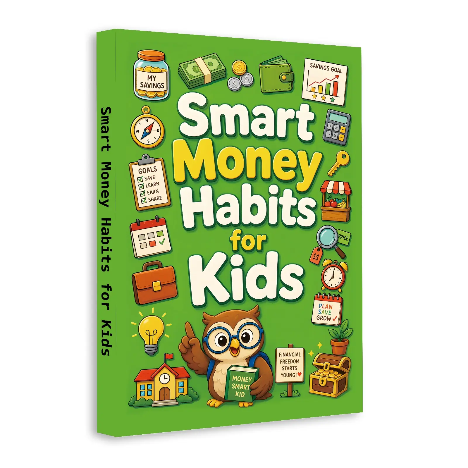 Kids Financial Literacy Book, Smart Money Habits for Children, Saving, Spending, Budgeting & Money Mindset Guide