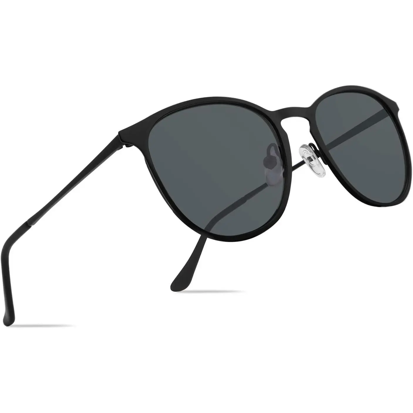 Classic Round Retro Sunglasses UV400 Circle Lens Metal Frame Men Women FW1006 C7