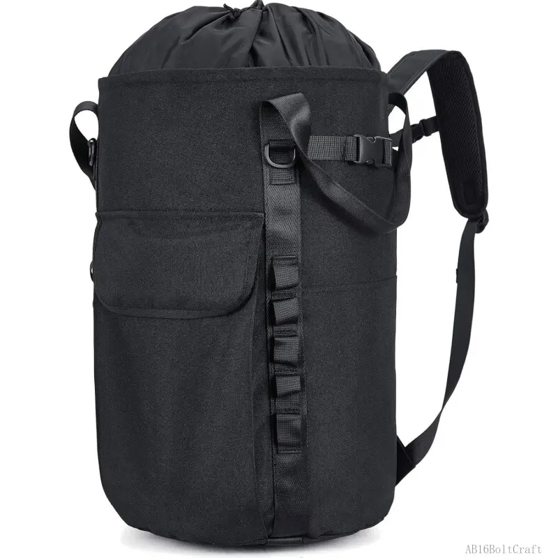 BoltCraft 35L Multi-Function Arborist Rope Bag - Tough Rock Climbing Backpack, Rock and Tree Climbing Gear Carrier, Tool Organizer with Side Pockets AB16