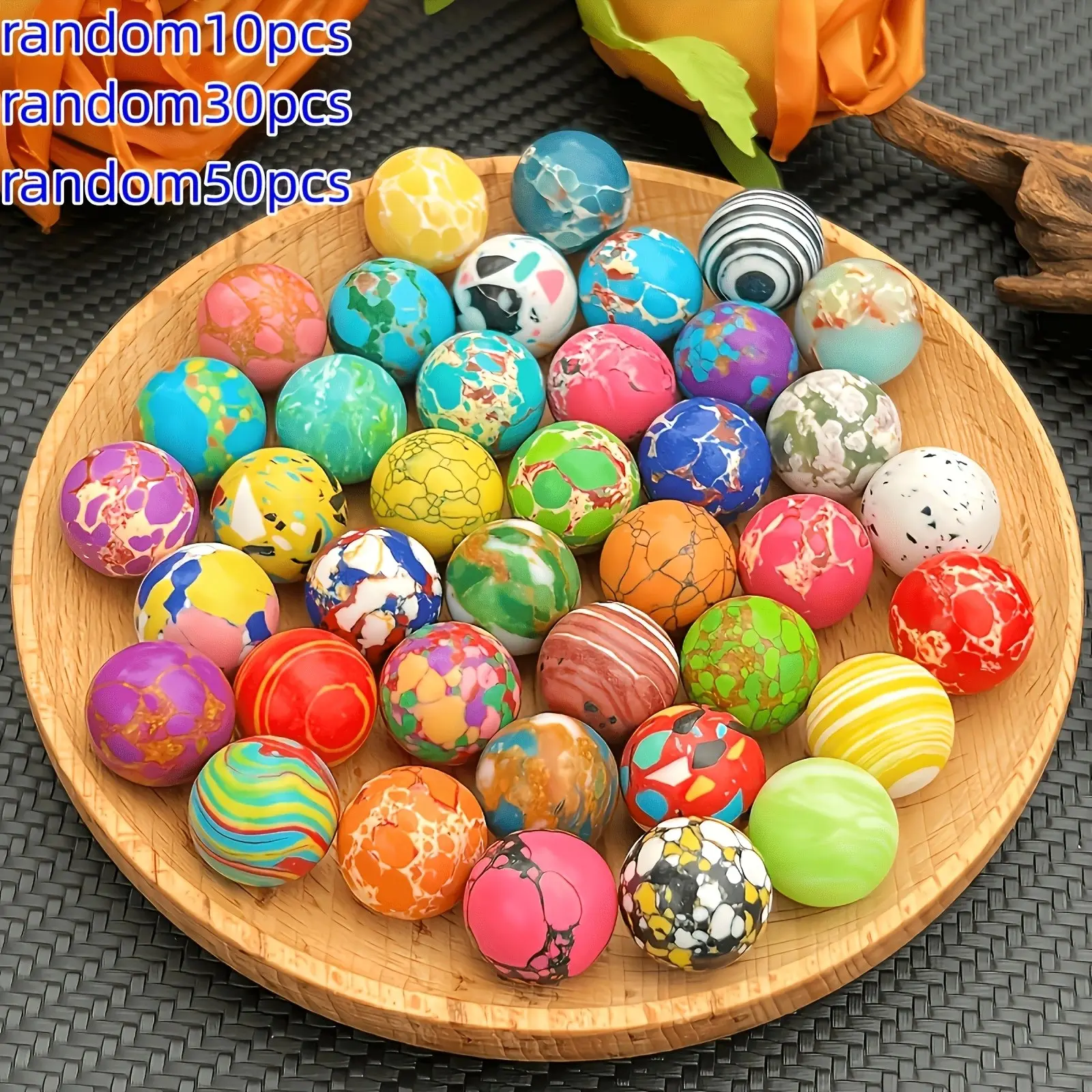10pcs Beautiful Mixed Random Spherical Crystals, Polished Stones for Home Garden Decor, Perfect Gift for Family and Friends, 16mm/1.6cm