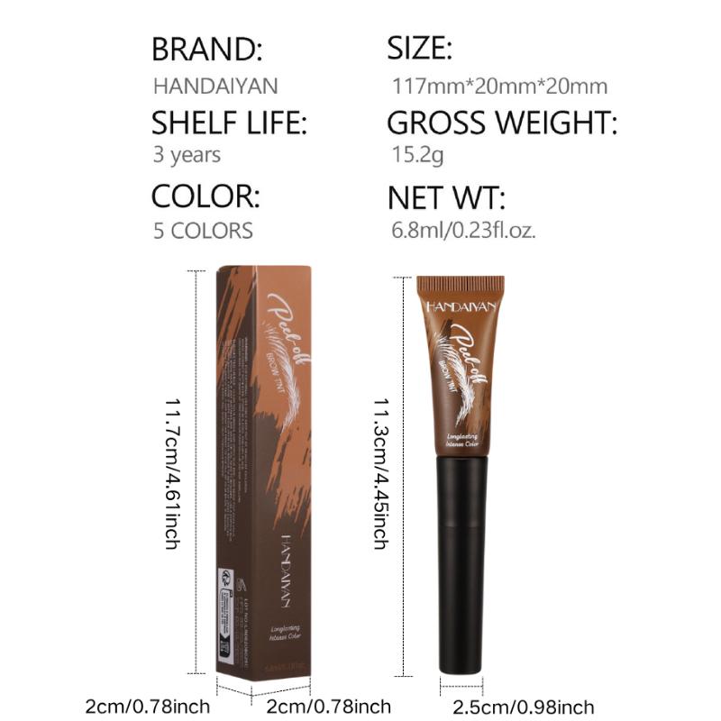 HANDAIYAN Eyebrow Tint - Waterproof Smudge-Proof, Long-Wearing 3D Hold, Ideal for Shopping,Gatherings,Outdoor Activities,Gifting