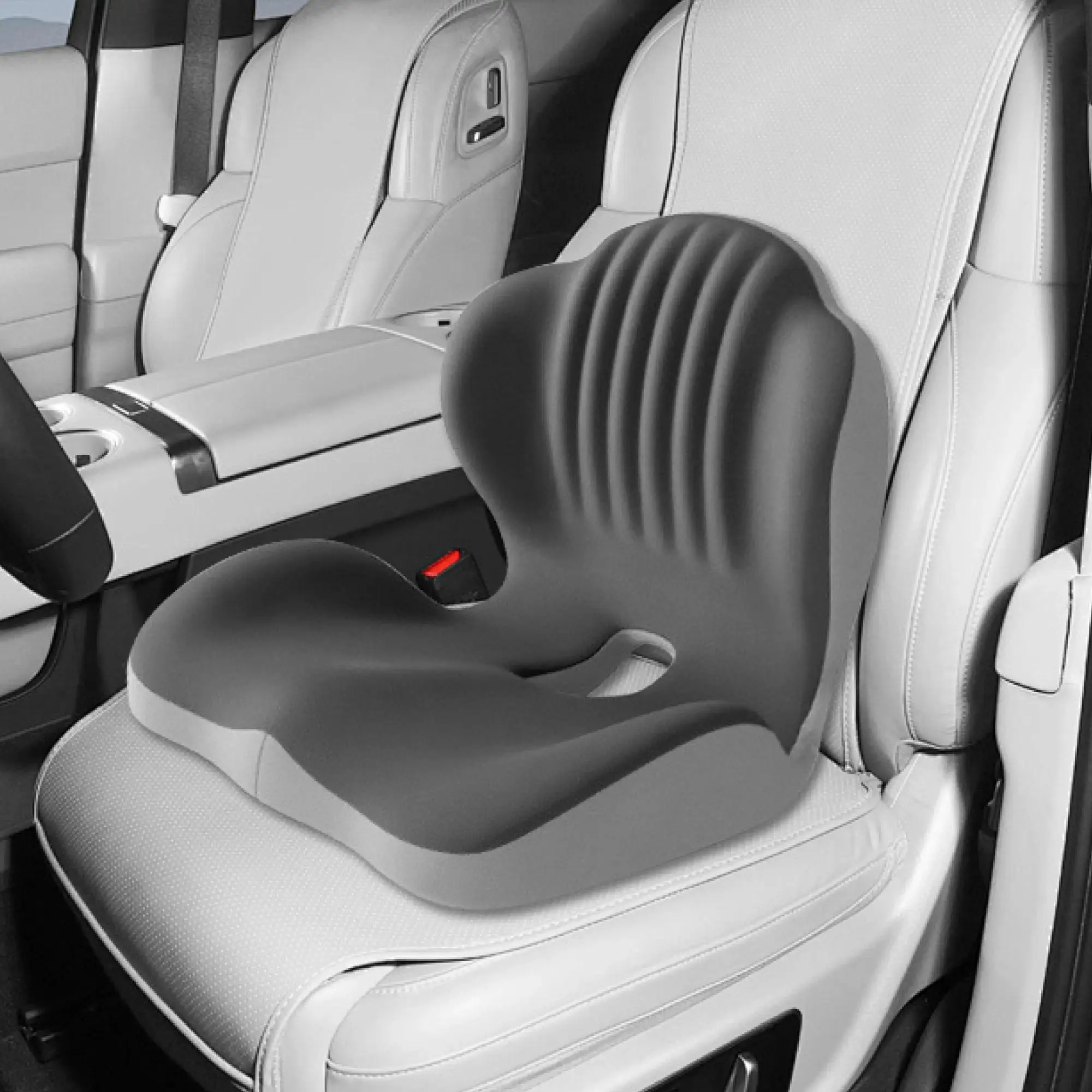 [Father's Day gift] Ergonomic Memory Foam Seat Cushion Padded with Enhanced Lumbar & Back Support, Relieves Back Pain, Reduces Pressure, Ideal for Office Chairs, Stools, and Car Seats, Perfect Gift for Parents & Friends, The Most Thoughtful Gift