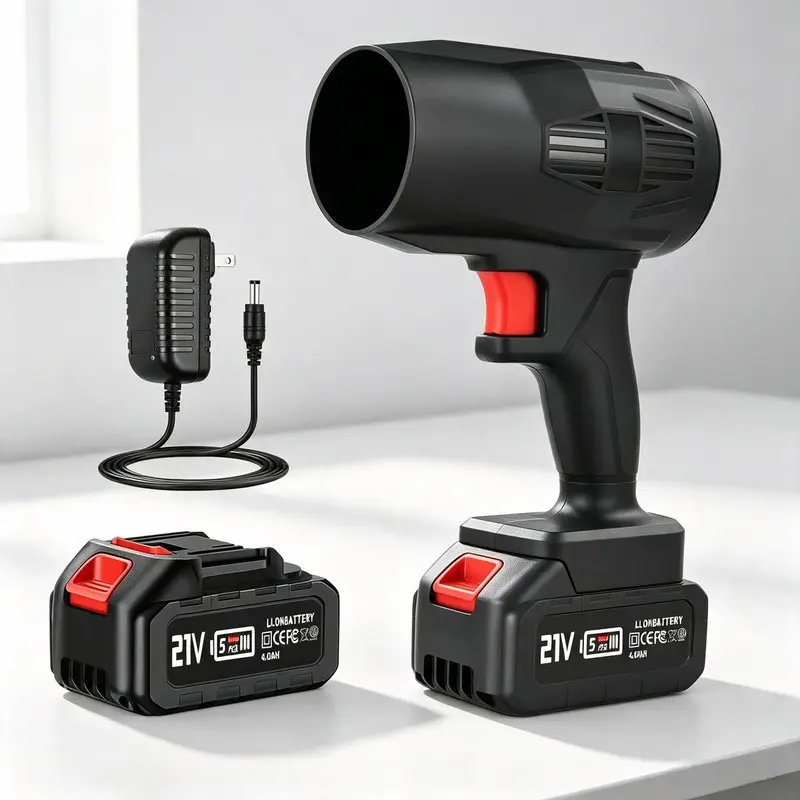 Brushless Turbo Jet Fan Cordless Electric Handheld Blower - Multitool for Car Cleaning, Outdoor Yard Cleaning