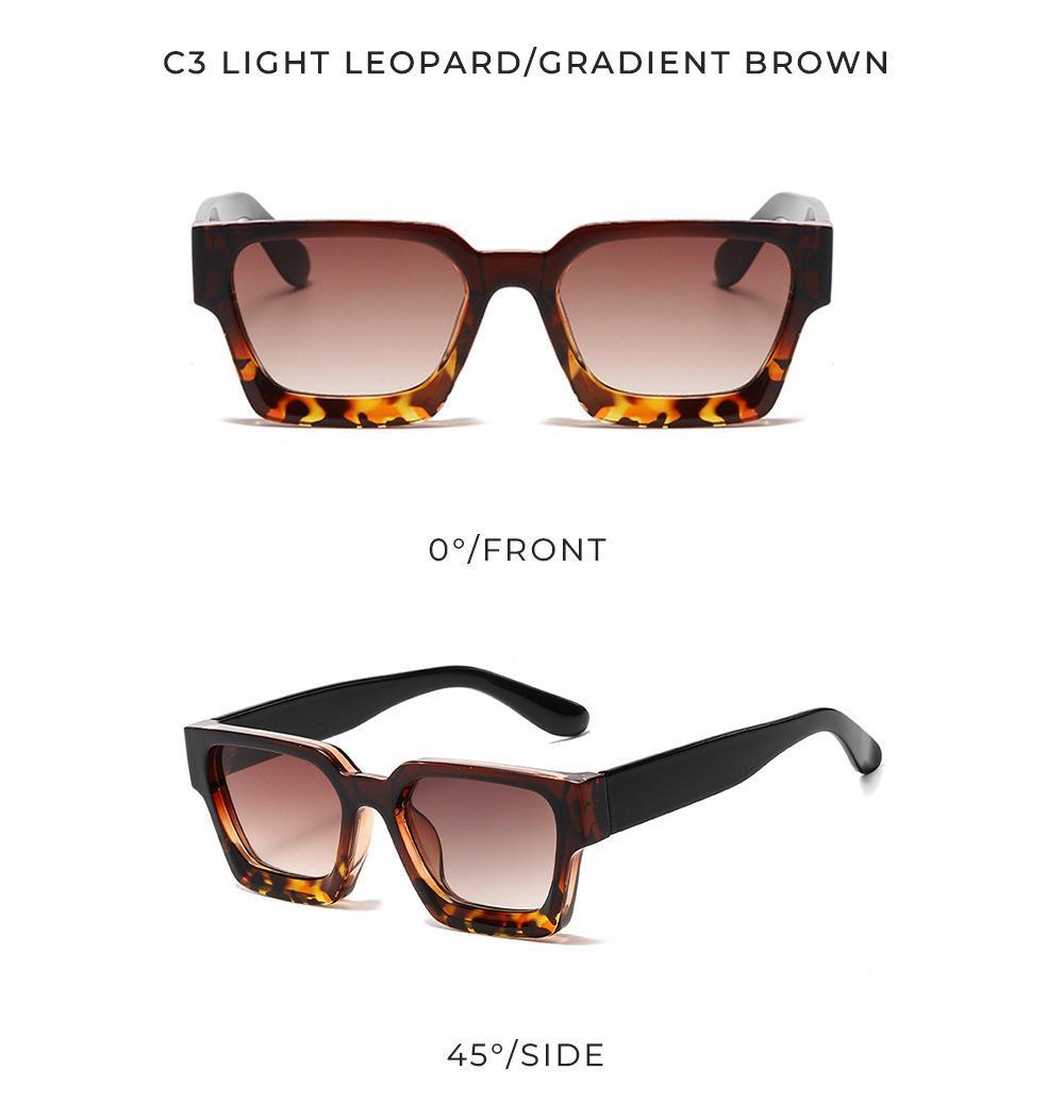 3 Pack Whole Luxury Premium Designer Black Square Sunglasses for Men & Women