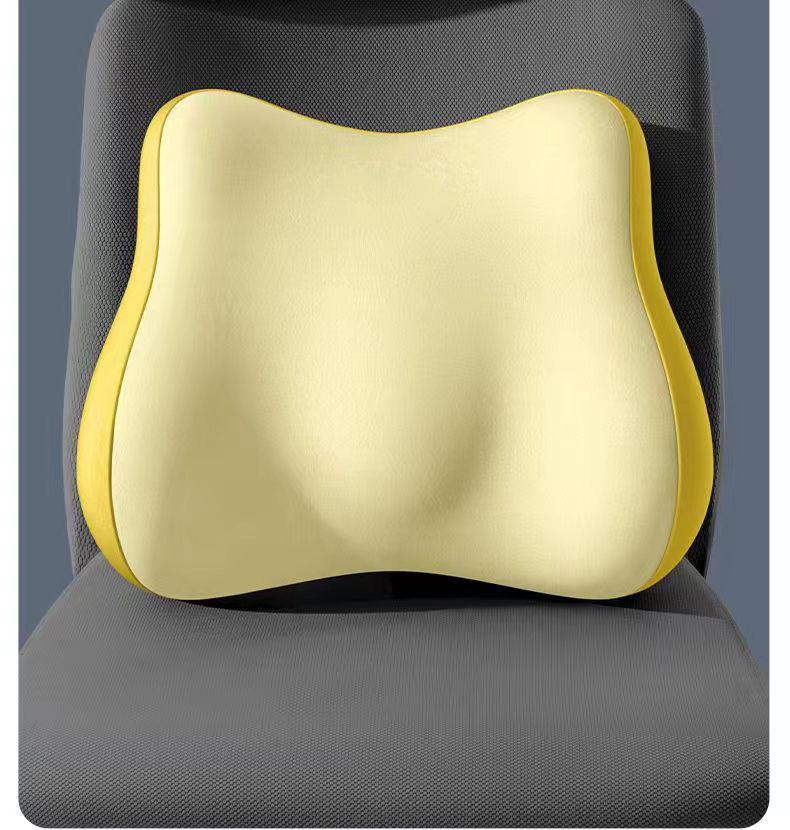 Car headrest and lumbar support for drivers, memory foam waist support for long-term sitting, car shoulder pillow, car accessories