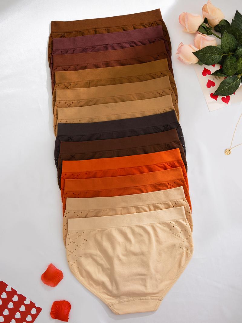 Women's Seamless Knicker, Soft Comfy Breathable Panty for Daily Wear, Underwear for All Seasons, Seamless Garments