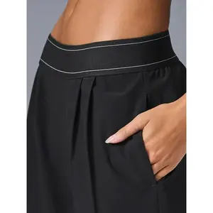 Loose casual straight-leg yoga sports pants, wide-leg pants with elastic waist, versatile quick-dry pants, new spring model