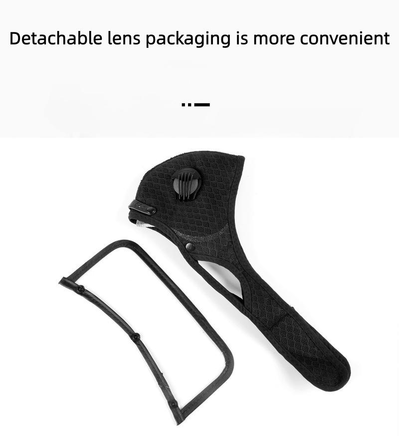 Special Edition Cycling Protective Face Mask with Detachable Lens Dustproof Warm Filter for Outdoor Biking Activities Multiple Colors Windproof Face Mask