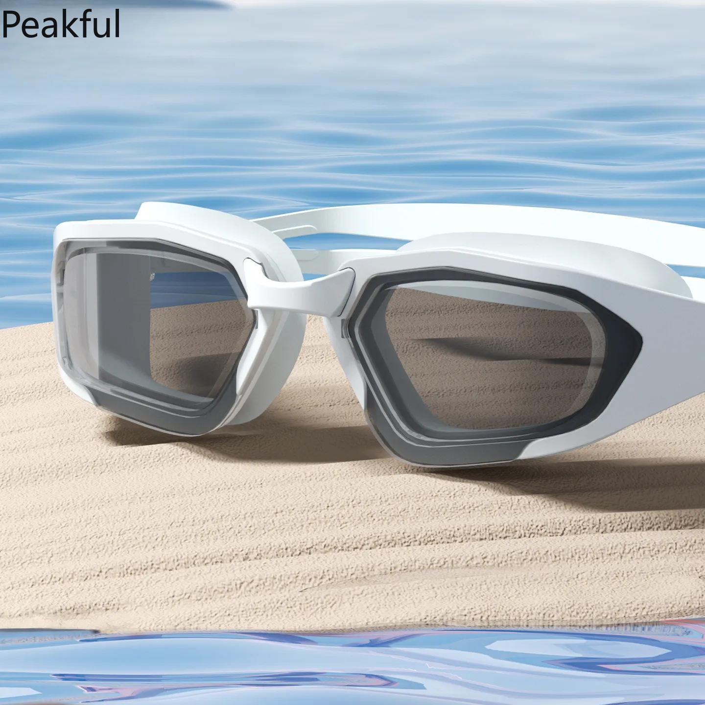 Swim Goggles & Cap Set – HD Anti-Fog, UV-Protected, Waterproof, Perfect for Swimming, Pool & Sports, Comfortable Fit for Clear Vision, Ideal for Competitive and Casual Swimmers