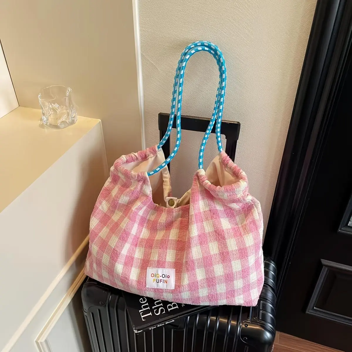 Korean-style Relaxed Bag, Large Capacity, Simple Commuter Women's Shoulder Bag