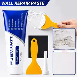 Drywall Repair Kit 250g, Quick Solidifying Wall Patching Agent, Concrete Sealant, Waterproof Self-Adhesive, Easy to Use Home Fixtures