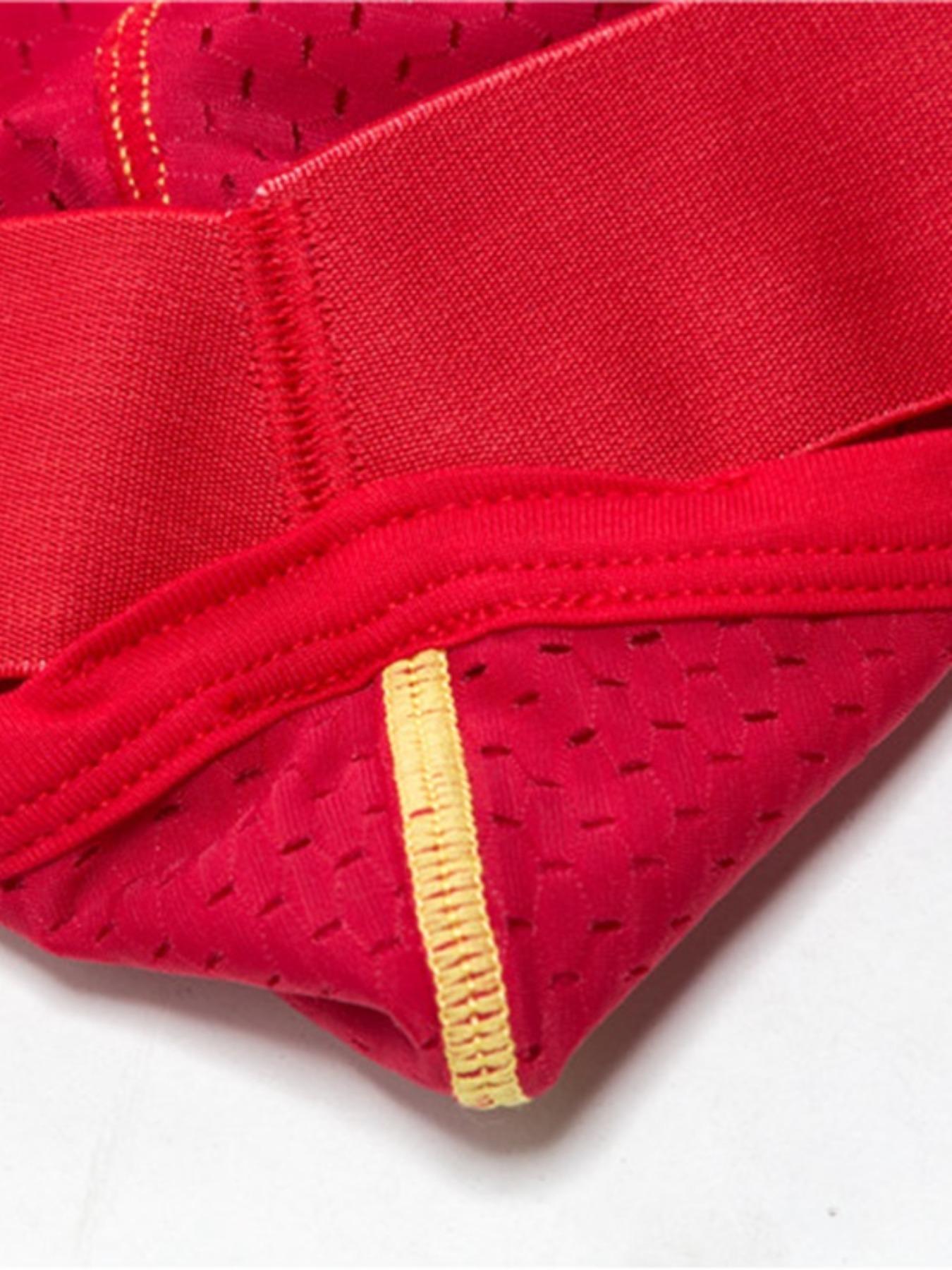 Men's Letter Pattern Breathable G String, Casual Comfy Underwear for Daily Wear, Fashion Men's Underwear for All Seasons