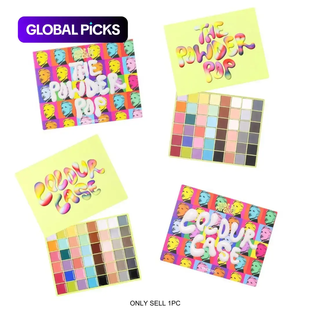 Made by Mitchell Colour is Back 48-Shade Eyeshadow Makeup Palette – Colour Case or The Powder Pop #GLOBAL PICKS