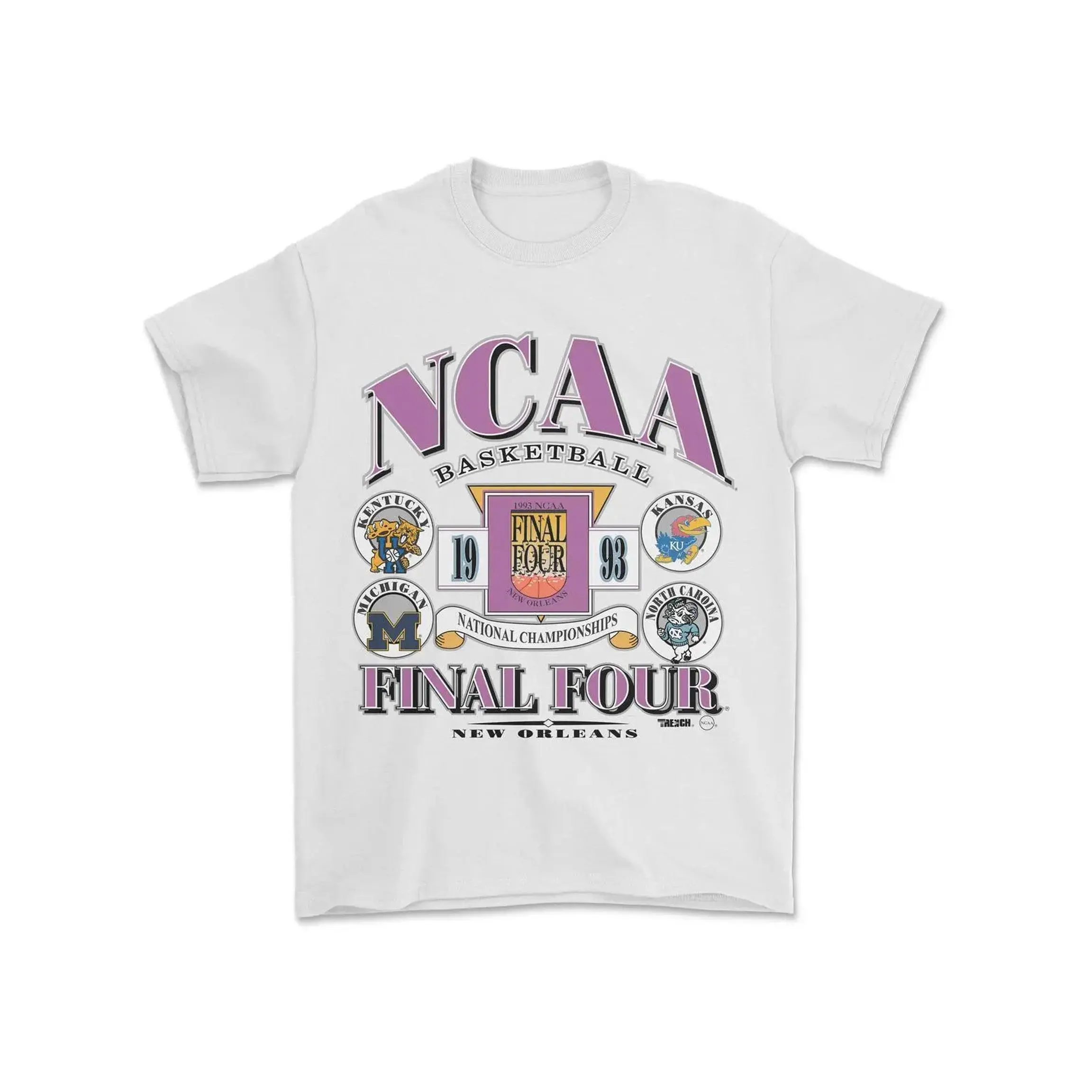 ZestLoop 1993 Final Four Basketball T-Shirt Vintage College Basketball Graphic Tee Sports Fan Shirt Classic 90s Tournament Style Must-Have 90s Sports Graphic Tee cotton tee