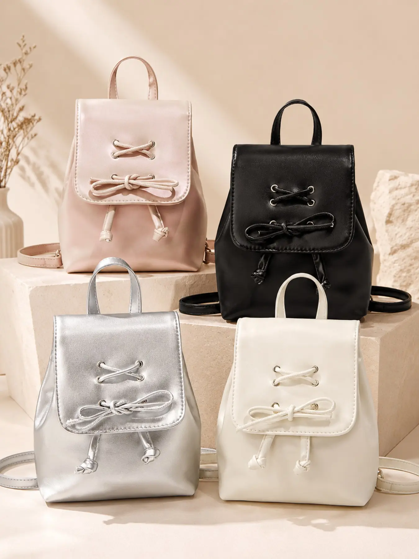 Women’s Mini Backpack Purse, Trendy Convertible Shoulder Bag with Top Handle, Cute Small Fashion Backpack for Daily Travel & School