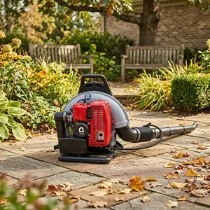 Professional Gas Backpack Leaf Blower – 66CC 4.0HP 2-Stroke Engine, 880 CFM, 320 MPH High-Speed, Powerful & Easy Start, Low Vibration, Ergonomic Design, Ideal for Lawn, Yard, Leaves & Snow Removal