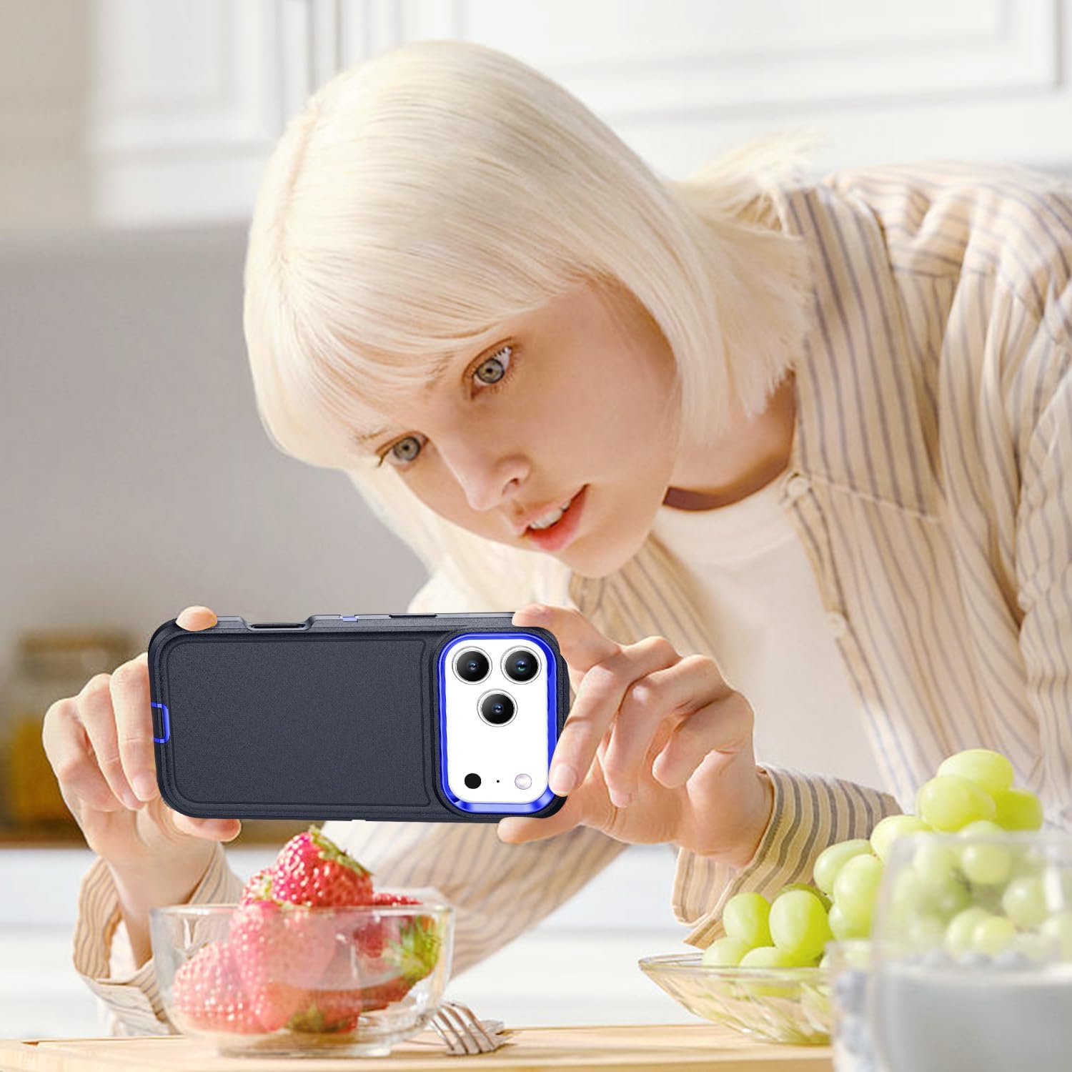 iPhone 17 Pro Max Case by Darlingcase, Rugged Heavy Duty Shockproof Case, Matte Armor Case with Drop Protection for iPhone 17 Pro Max, 17 Pro, 17 Plus, 16 15 14 13 12 11