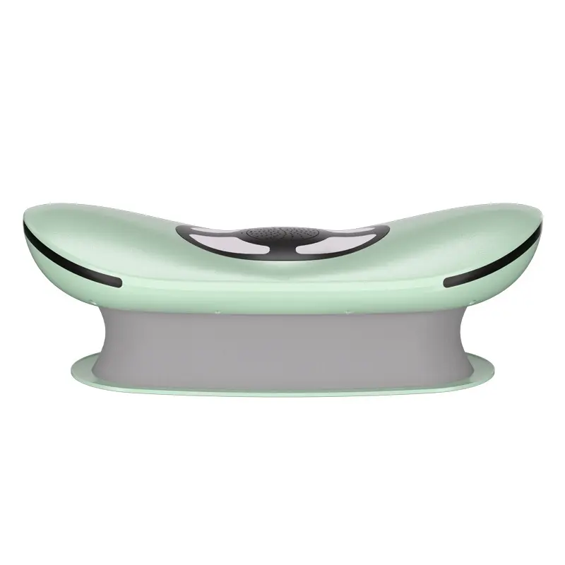 Waist massager Intelligent pulse traction lumbar vertebra Waist heating vibration Inflatable relaxation lumbar massager EMS pulse + red light + wormwood hot compress, pulling exercise waist back, multi-frequency vibration