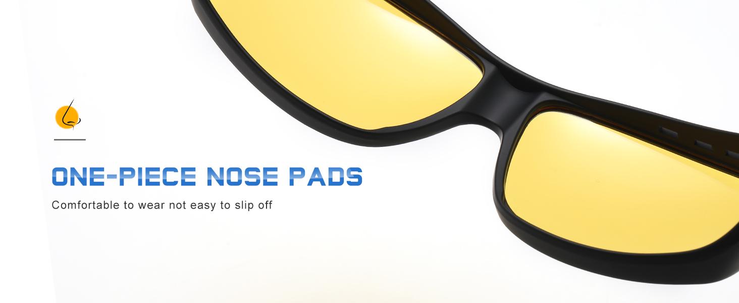 【Holiday Haul】Night Driving Glasses Night Vision Glasses Fit Over Sunglasses for Men Women,HD Yellow Lens, Anti Glare Polarized Nighttime Glasses.
