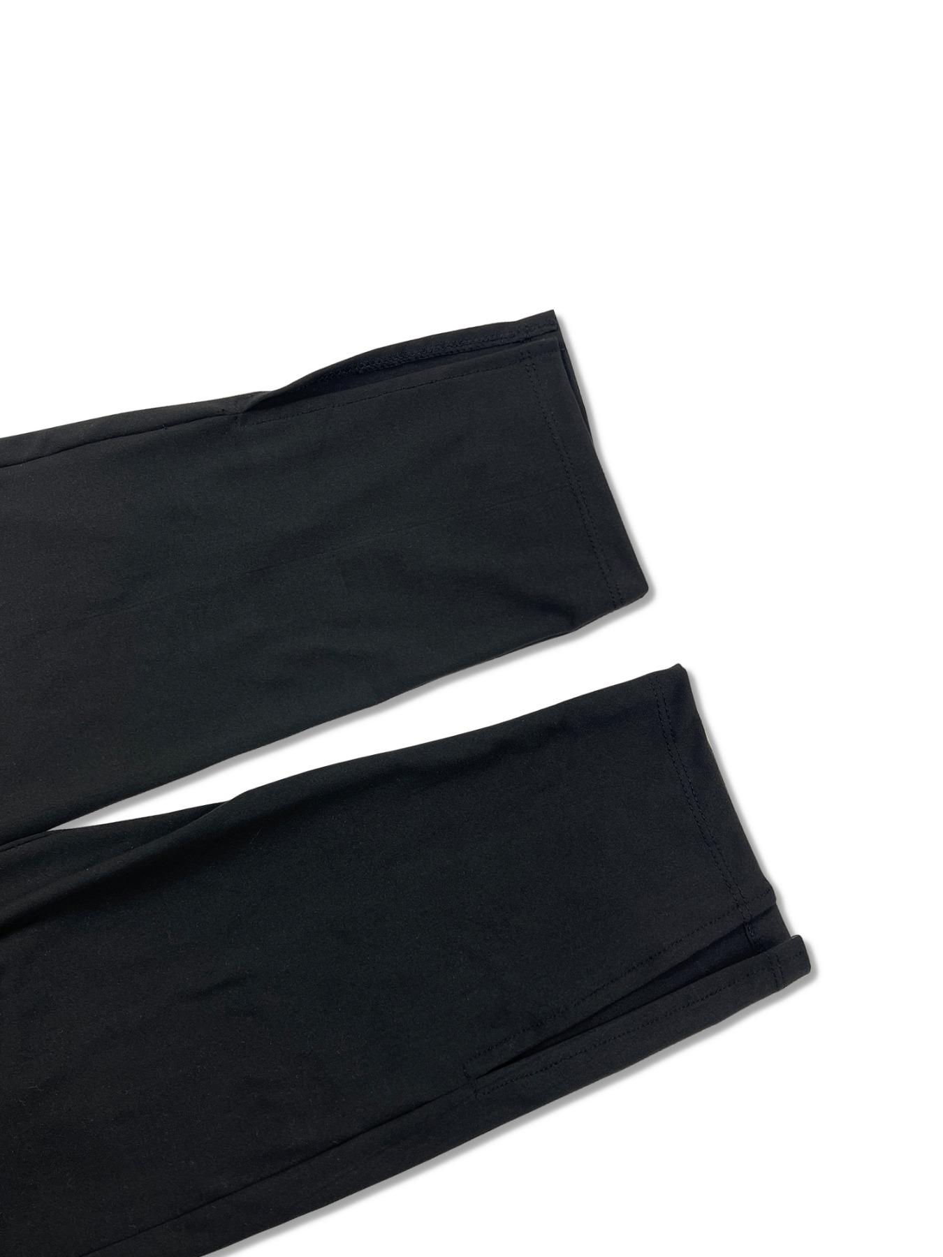 Plus Size Split Hem High Waist Capris Leggings, Casual Comfy Breathable Skinny Capris Pants for Yoga Gym Workout, Women's Bottoms for Summer