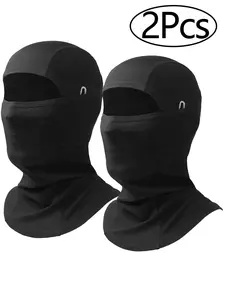 2 Pcs Balaclava Headwear Ski Face Mask Full Face Cover Mask UV Protection Cooling Neck Gaiter Summer for Men Women Winter Outdoor