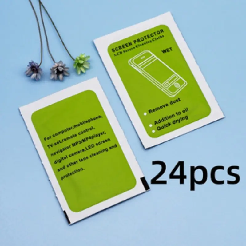 24pcs Cleaning Wipes, Lens Cleaner Wipes, Metal Jewelry Wipes, Anti-Fog Glasses Wipes, Phone Screen and Eyewear Cloth Wipes, Portable, Daily Use