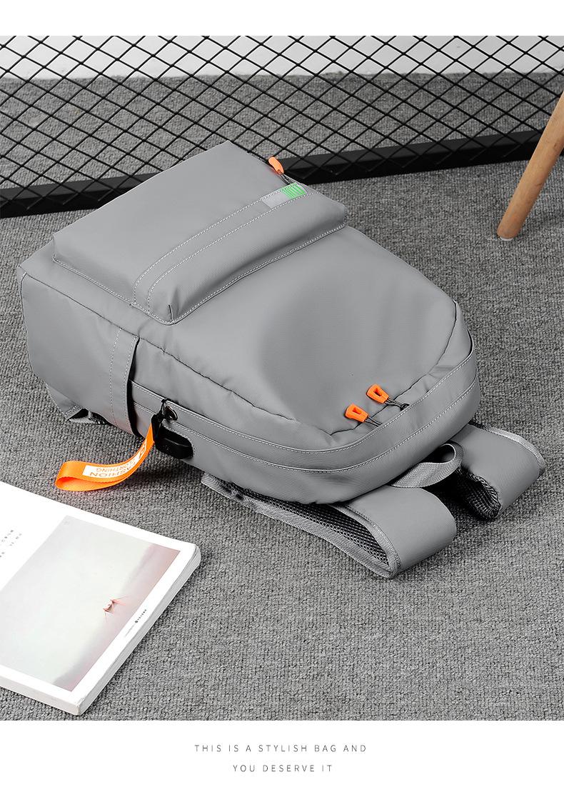 2026 New Student Backpack College Style Large Capacity Simple Casual Laptop Bag Multifunctional Lightweight Versatile Travel Backpack