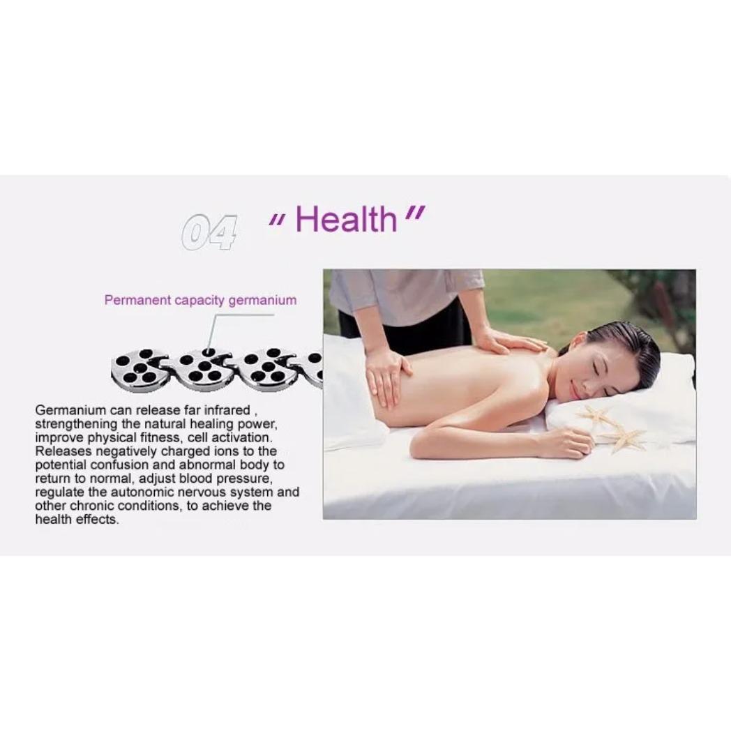 Men Women's Ceramic Bracelet, Health Energy Hematite Bracelet, Gold Tone AAA Cubic Zirconia Wrist Chain for Ladies