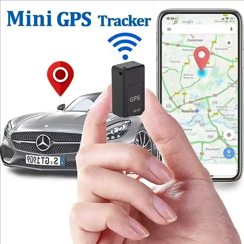 GPS location Tracking Device G spy F07 Mini GPS Tracker Car GPS Position APP Strong Magnetic Anti-lost Alarm Vehicle GPS Locator detector wireless tag