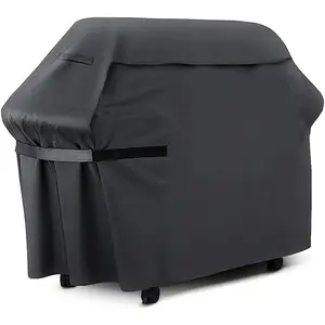 1pcs full coverage waterproof barbecue grill cover, courtyard furniture cover, dust-proof and durable Oxford cloth, and strap fastening design, which can be used in most outdoor grills and courtyard furniture in all seasons.
