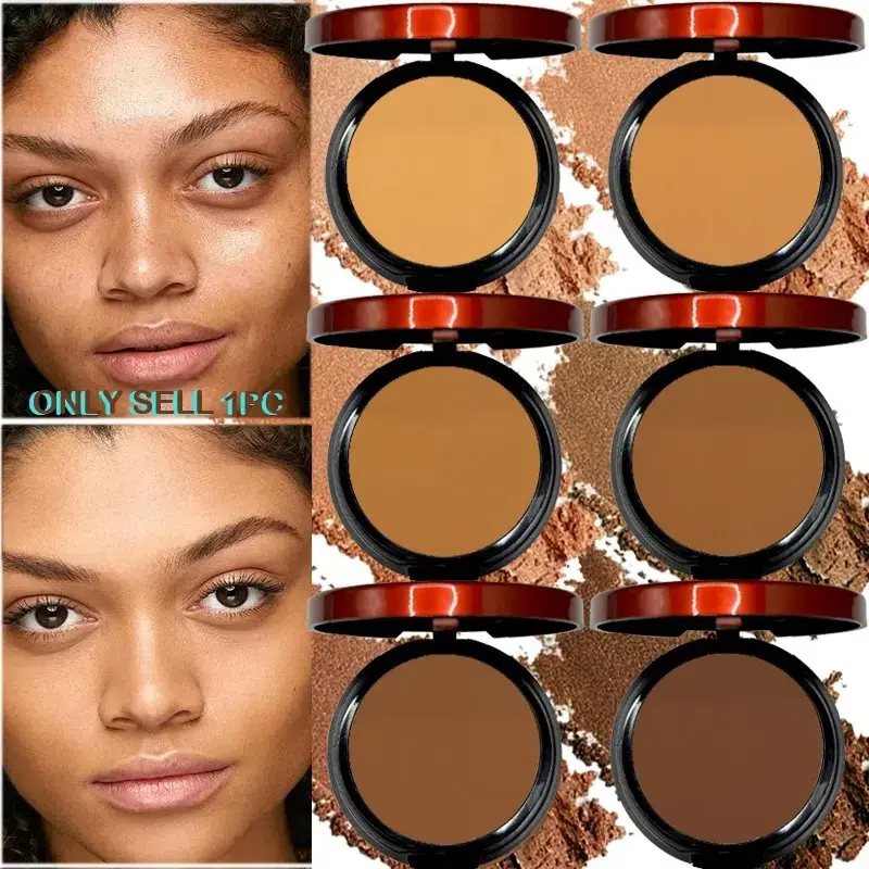 Concealer Setting Bronzer Powder, Face Bronzers, Makeup Matte Bronzer, 6 Colors Available, Oil-Control, Water-Resistant, Long-Lasting, Matte Finish, Perfect Gift