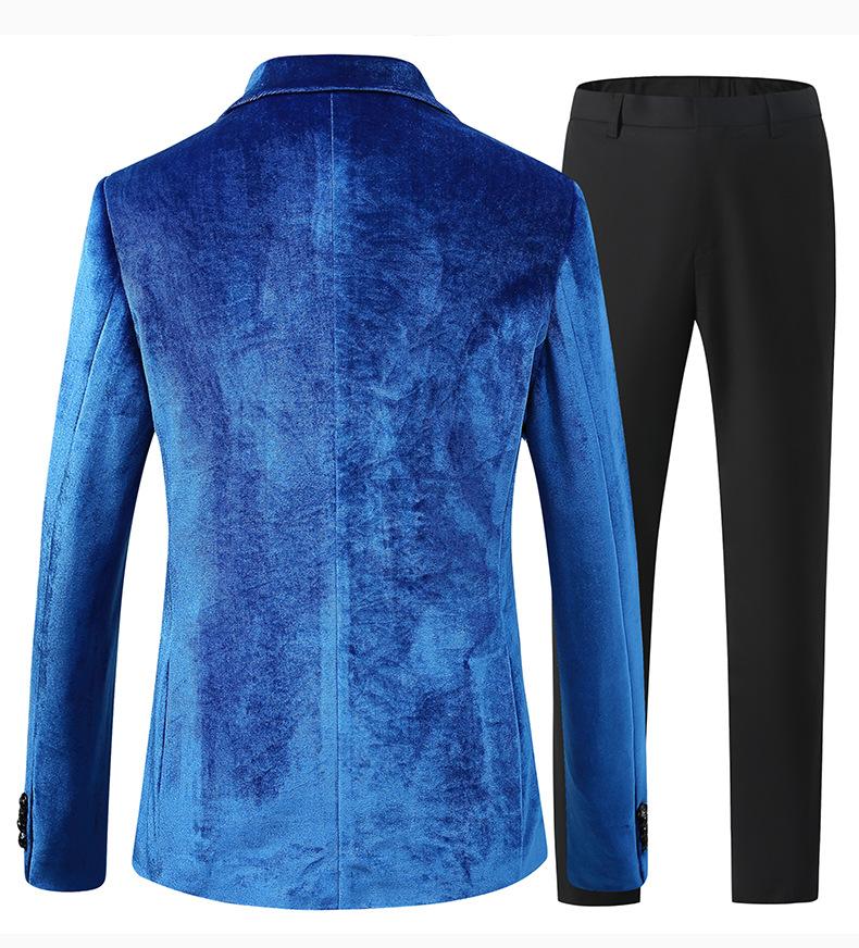 Men's Velvet Suit Jacket  Wedding Tuxedo, Formal Gala Dinner Blazer, Casual Evening Dress Coat