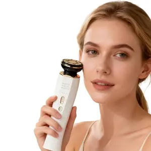 This 3-in-1 red light therapy beauty device is suitable for both facial and neck treatments, and is designed to tighten skin. The True Beauty Glow facial massager is used for skincare, effectively reducing wrinkles and signs of aging, while also lifting a