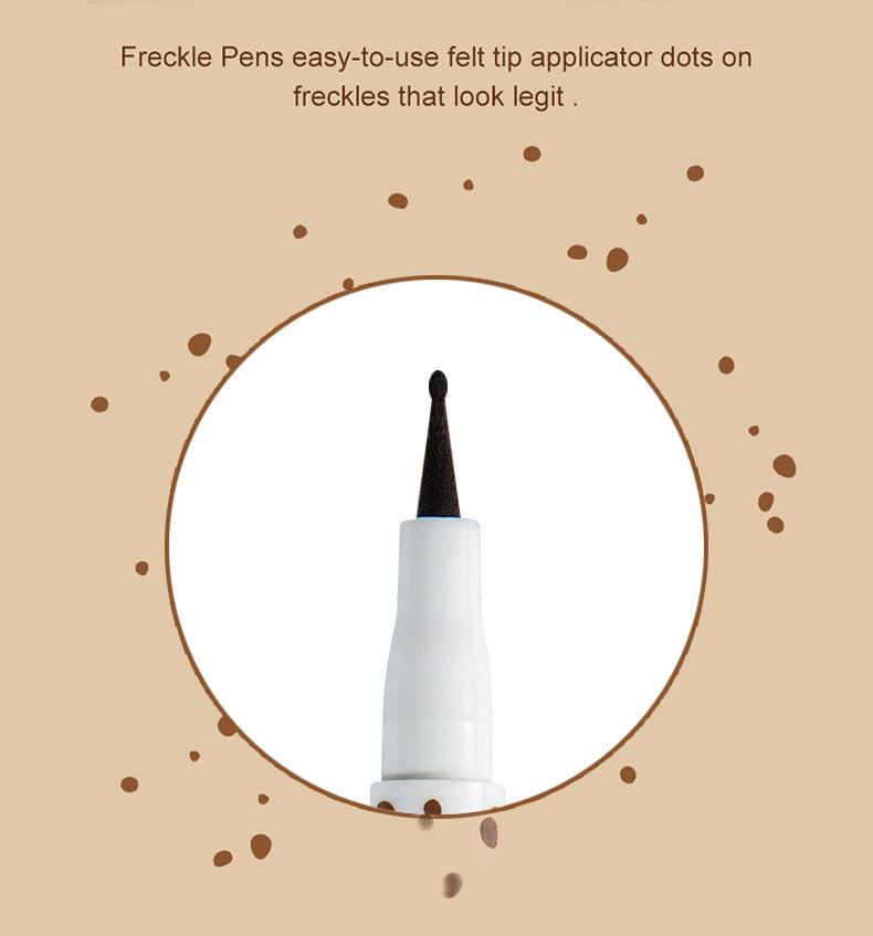 PAGE VINE European and American   natural realistic pigmented makeup freckle pen that doesn't fade easily