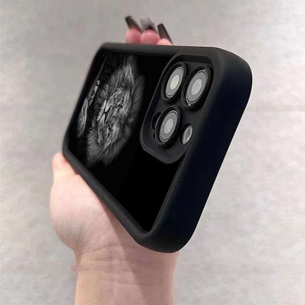 Phone Case - Lying Lion High Bamboo Phone Case for iPhone 17 E Air Pro ProMax iPhone16 15 14 Plus 13 12 Mini 11 X XS XR