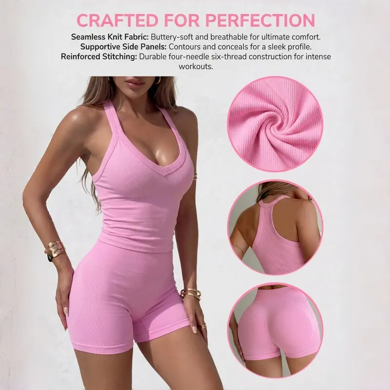 Yoga clothes I-shaped vest shorts cover gather beautiful back sexy outer wear fitness Pilates yoga clothes bra