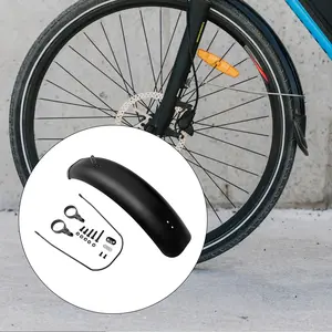 Snow Bike Mudguard for Adult Mountain Bikes, 130mm Wide, 20 Inch 5.0 Single Front Board, Includes Installation Kit